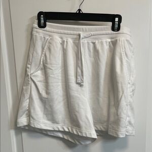 Women's White Casual Shorts